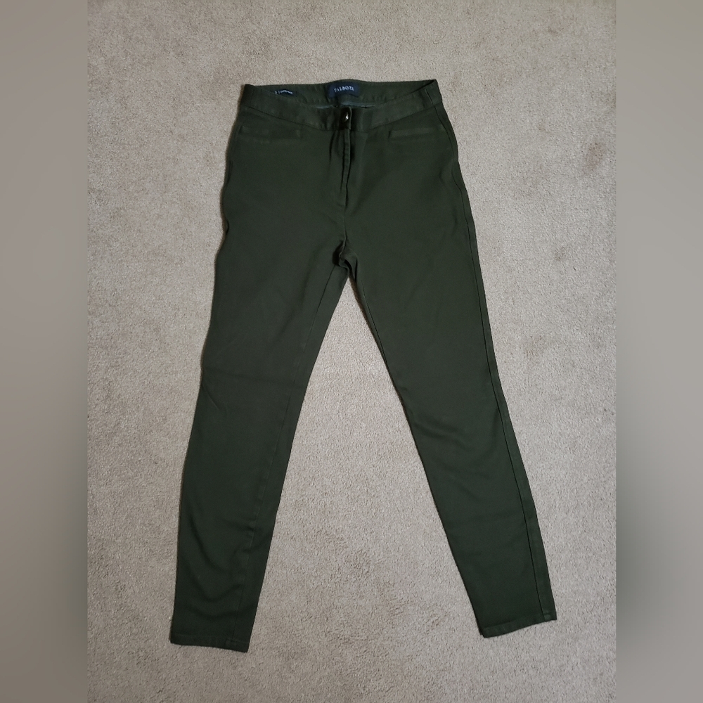 Talbots Chatham Cotton Skinny Pants - Oak Moss